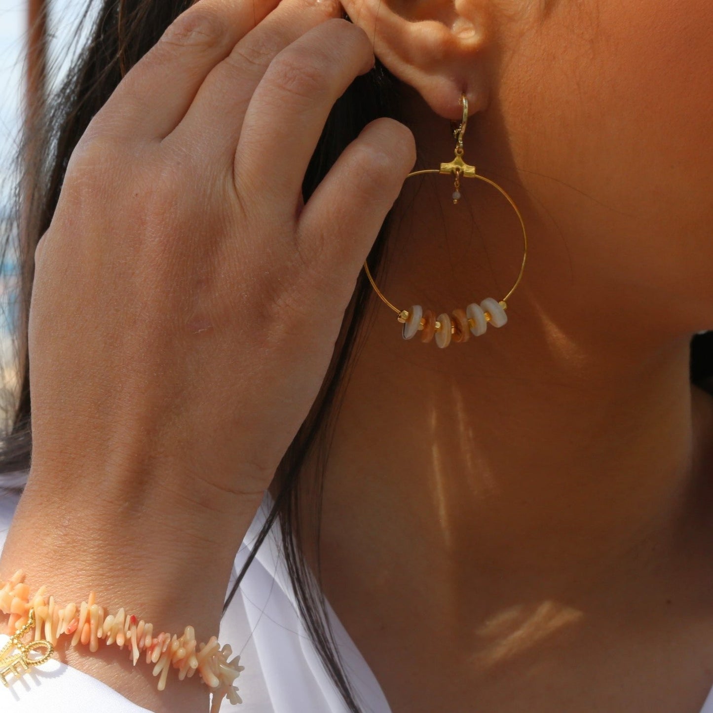 Boucle d'oreille Zinnia