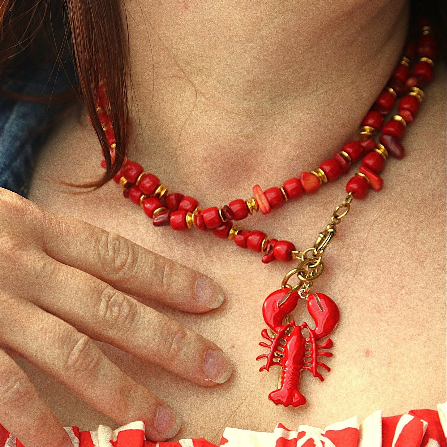 Collier Talisman “Coral Spirit”