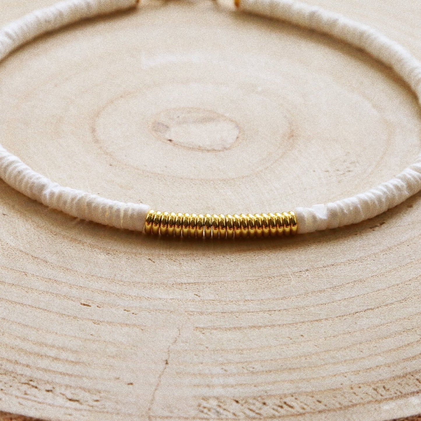 Bracelet Talisman Sable Blanc
