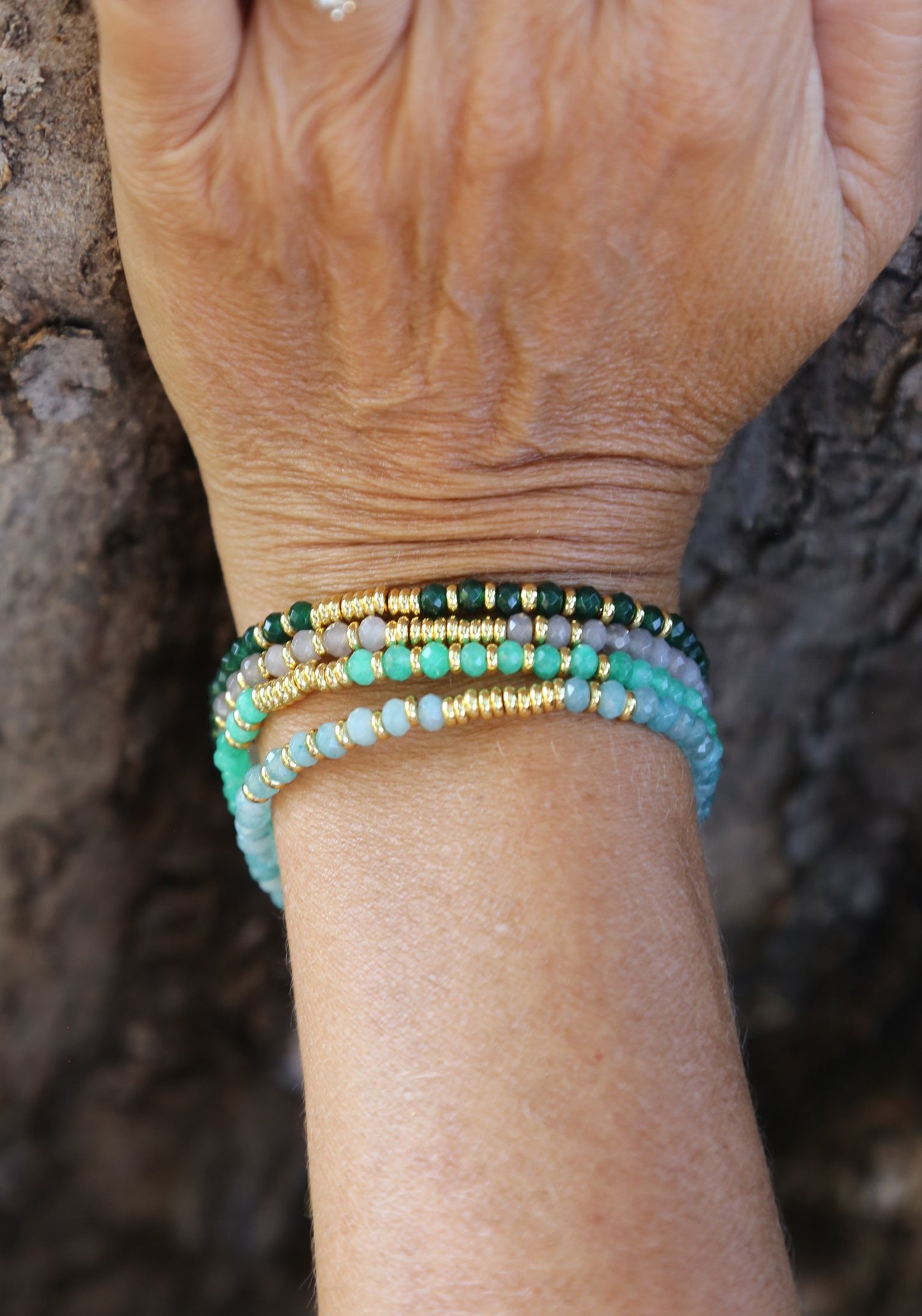Bracelet Henriette 2-7 –Larimar & Chiffre 444