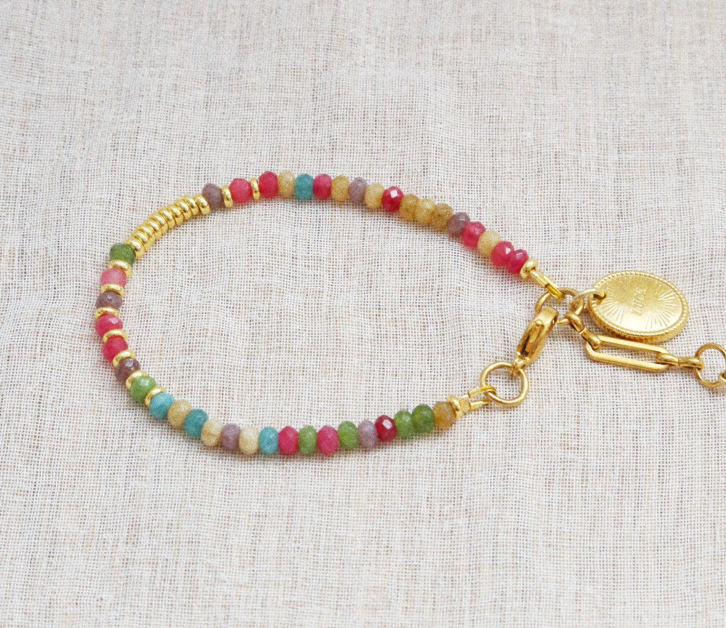 Bracelet Henriette 2-7 – Tourmaline & Chiffre 777