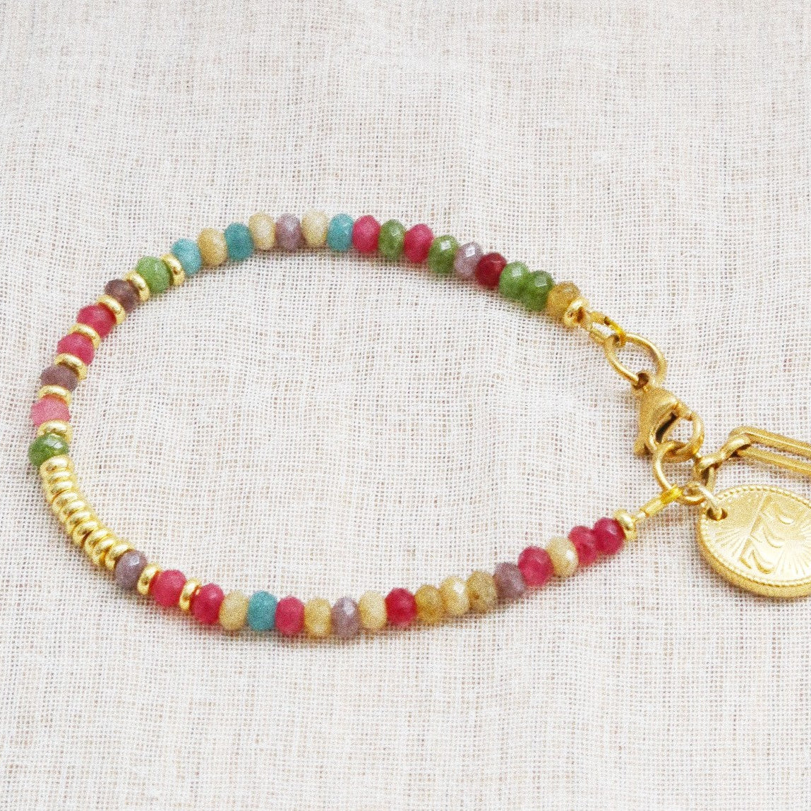Bracelet Henriette 2-7 – Tourmaline & Chiffre 777