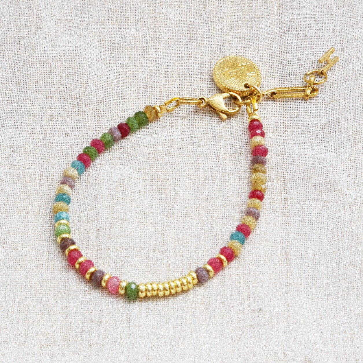 Bracelet Henriette 2-7 – Tourmaline & Chiffre 777