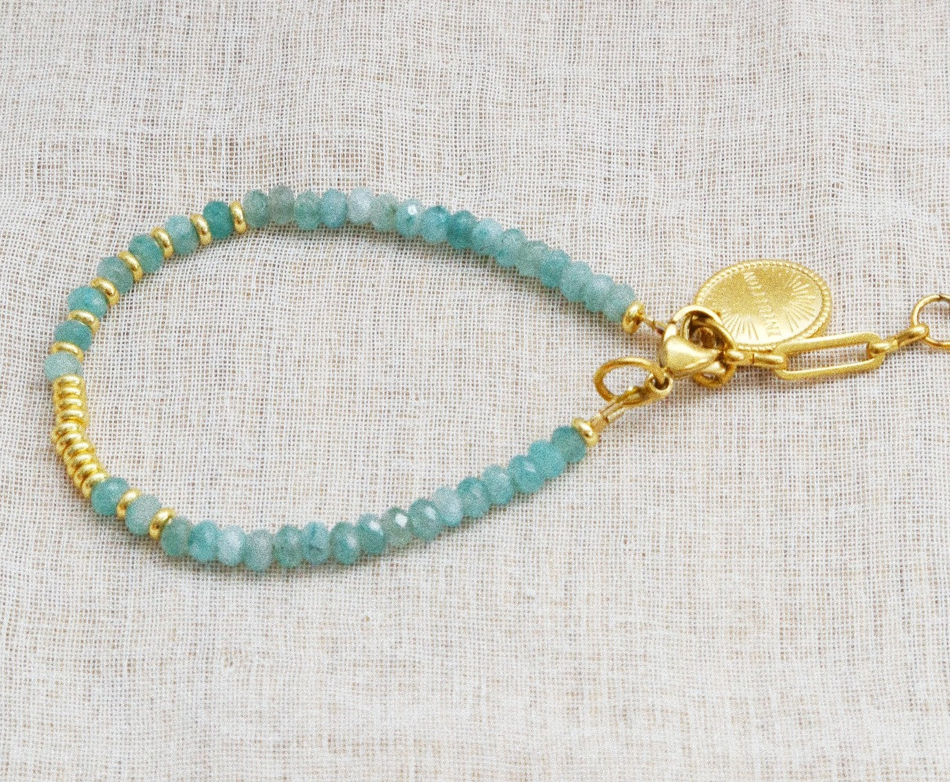 Bracelet Henriette 2-7 – Amazonite & Chiffre 111