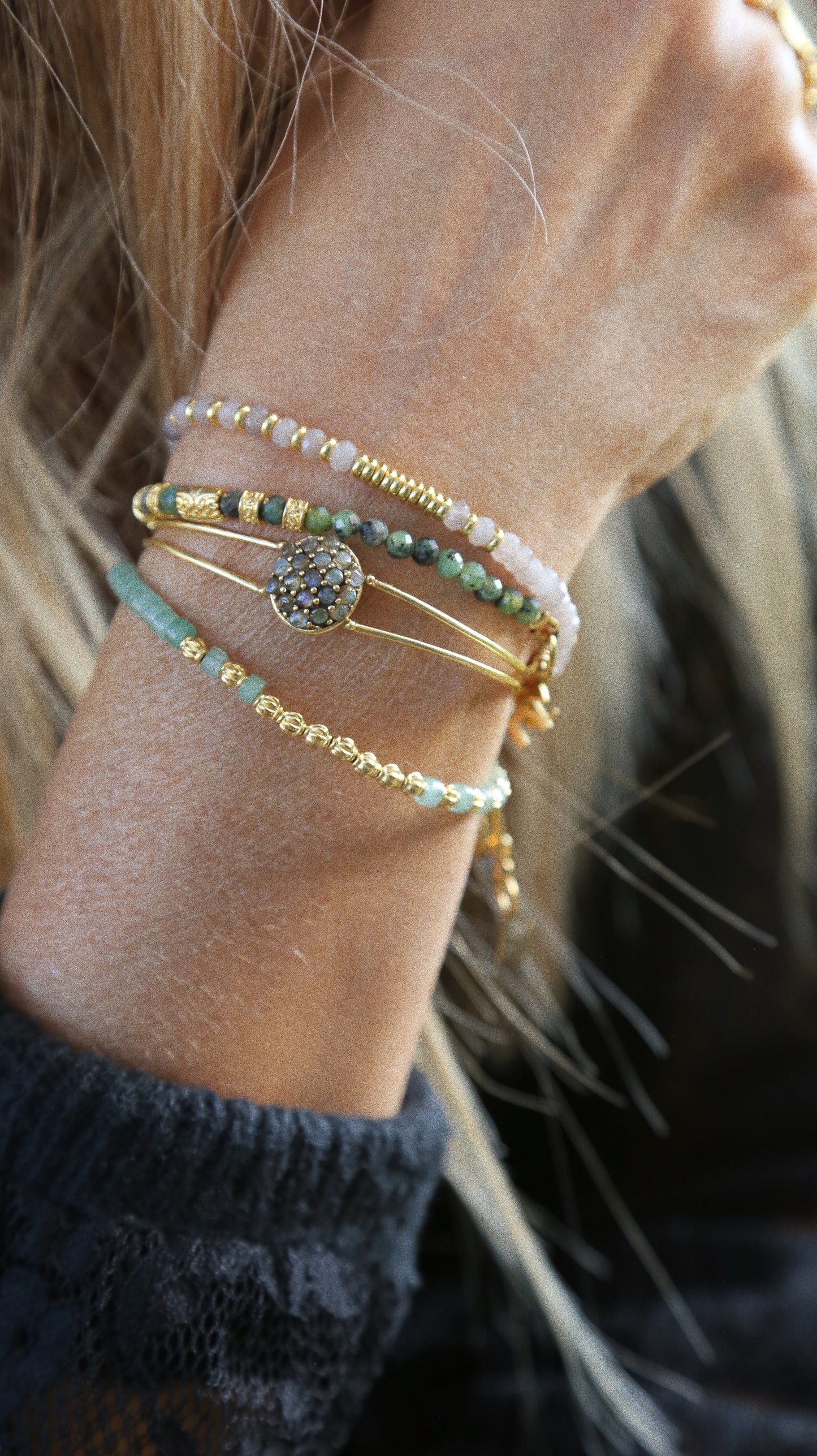 Bracelet Baby H – Quartz Blanc