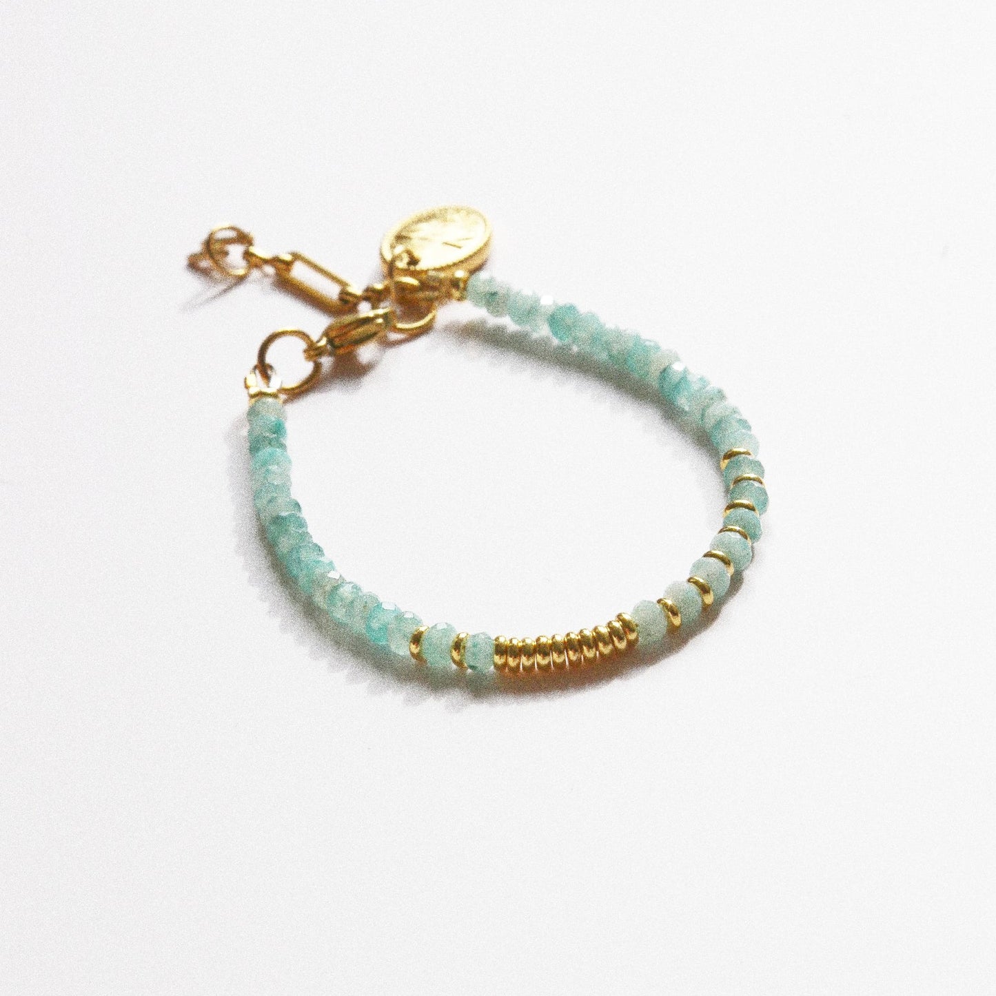 Bracelet Henriette 2-7 – Amazonite & Chiffre 111
