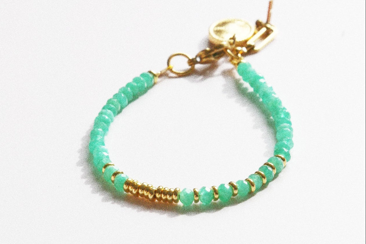 Bracelet Henriette 2-7 – Chrysoprase & Chiffre 111
