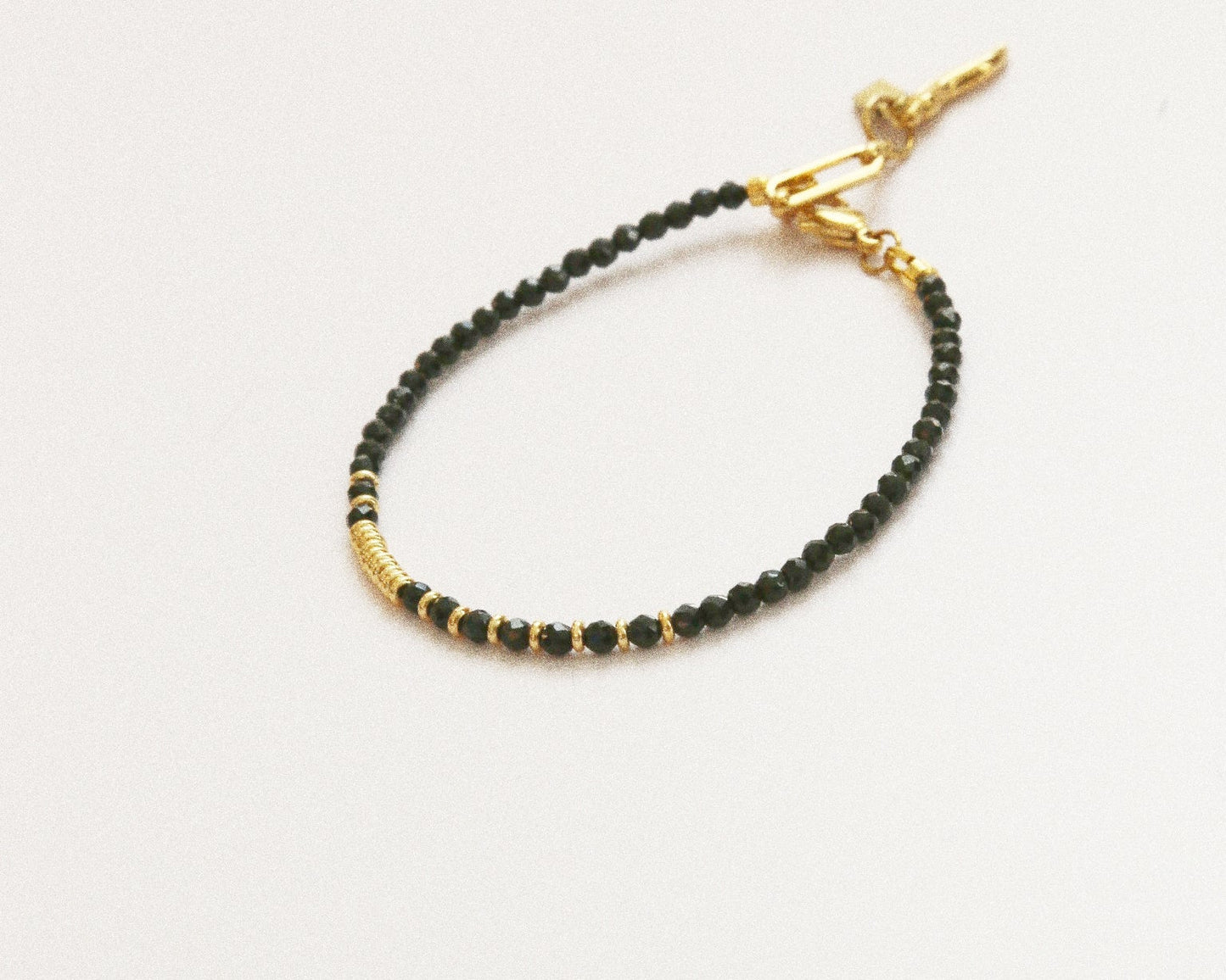Bracelet Baby H – Agate Noire