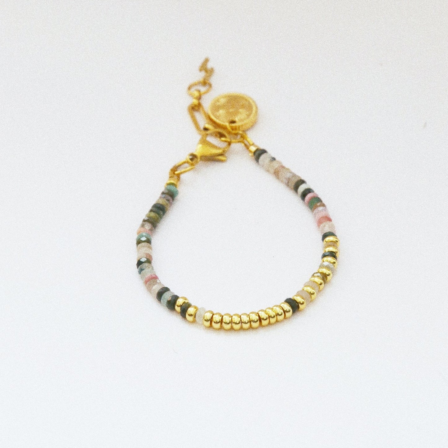 Bracelet Henriette 2-7 – Tourmaline multicolore & Chiffre 111