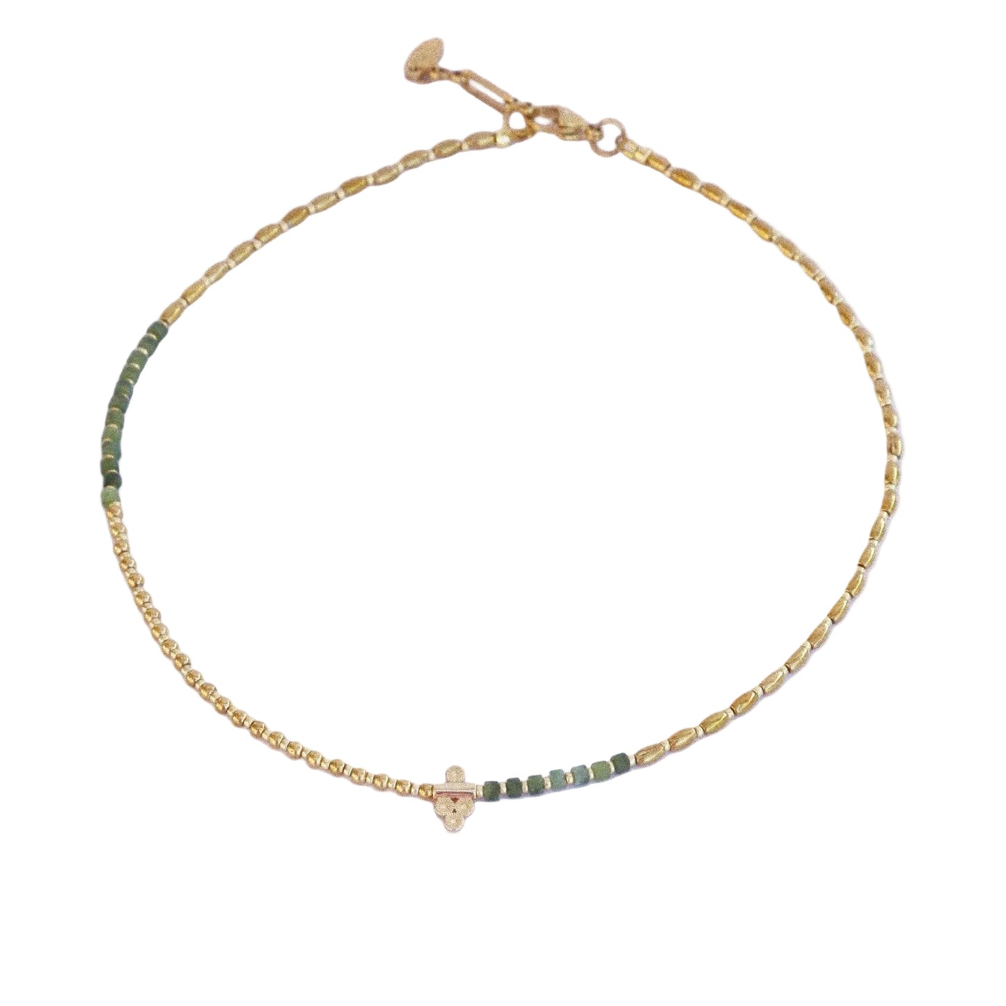 Collier “Code 27” – Serpentine & Pendentif Signature