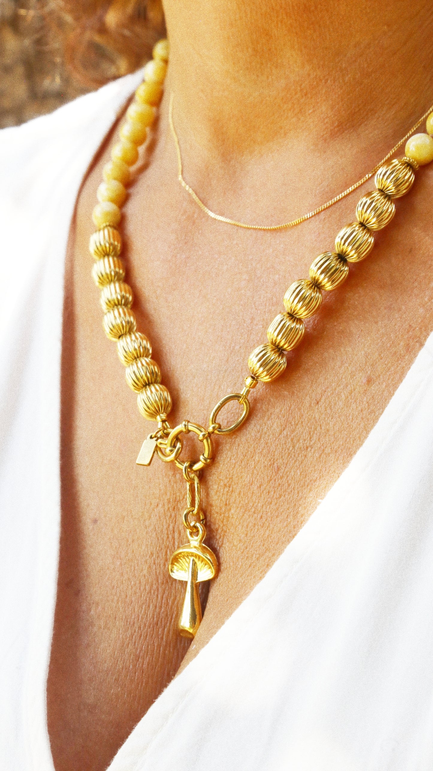 Collier « Cham doré»