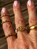 Bague “Éclat d’Hématite”