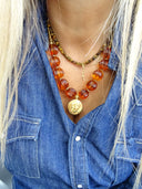 collier Frida Dorada