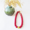 Collier “Bordeaux Audacieuse"