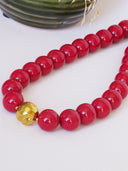 Collier “Bordeaux Audacieuse"