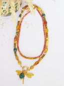 Collier “ Libellule voyageuse”