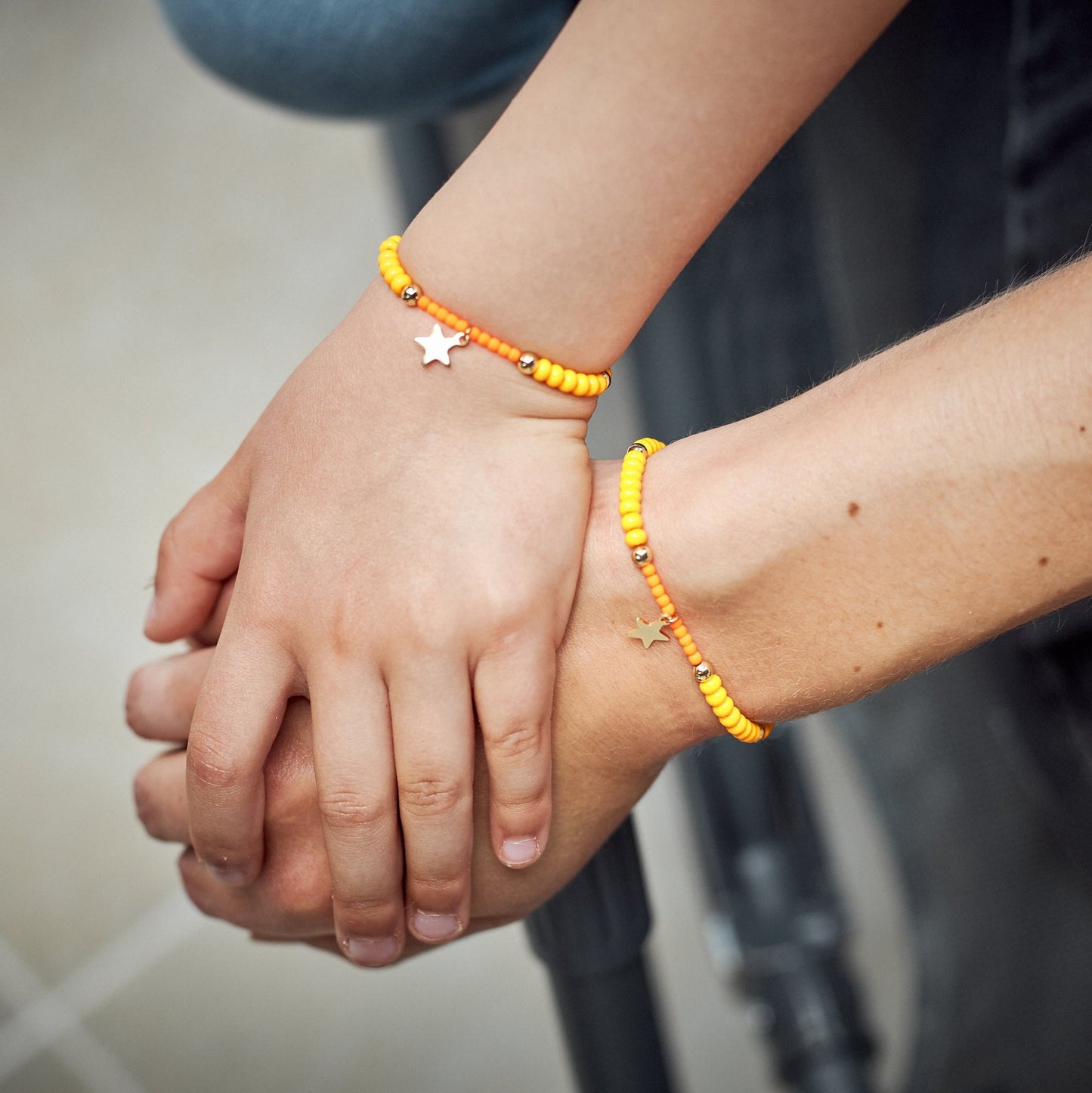 Bracelets lien coeur de maman