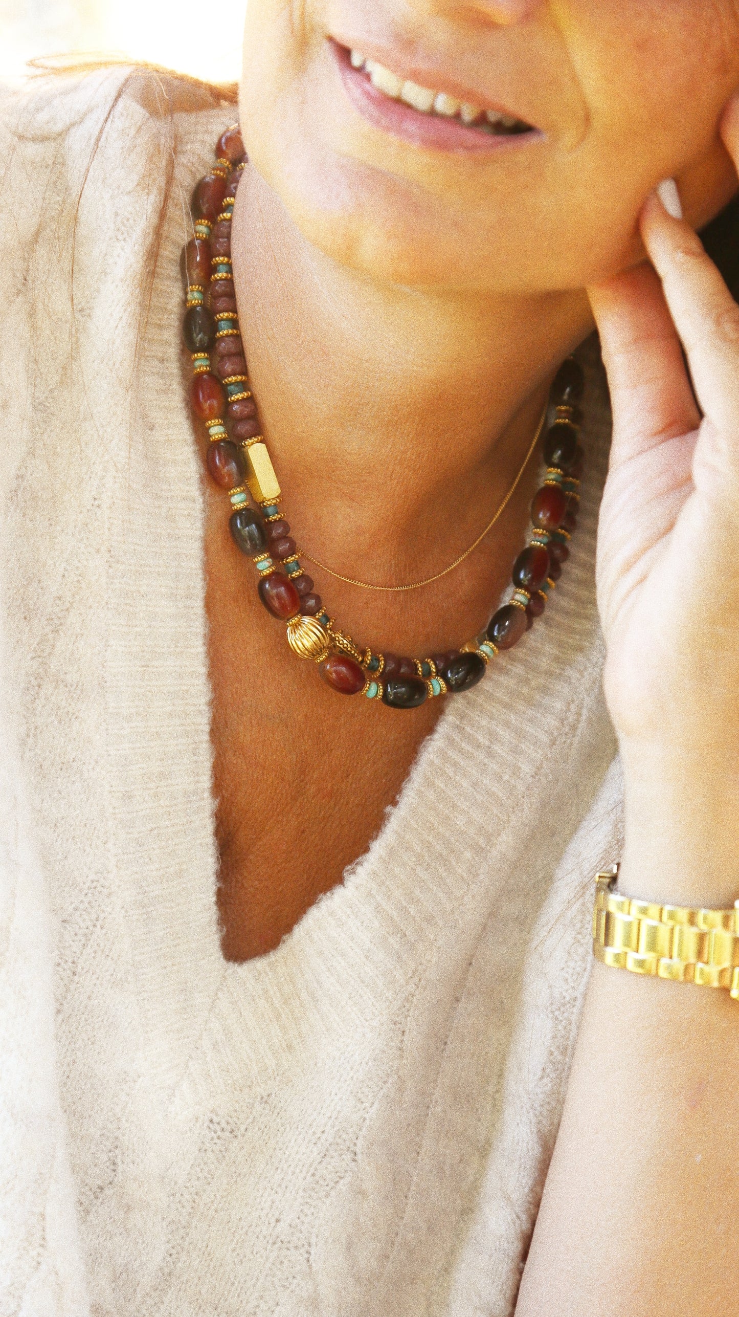 Collier “Trésor d’Almandin”