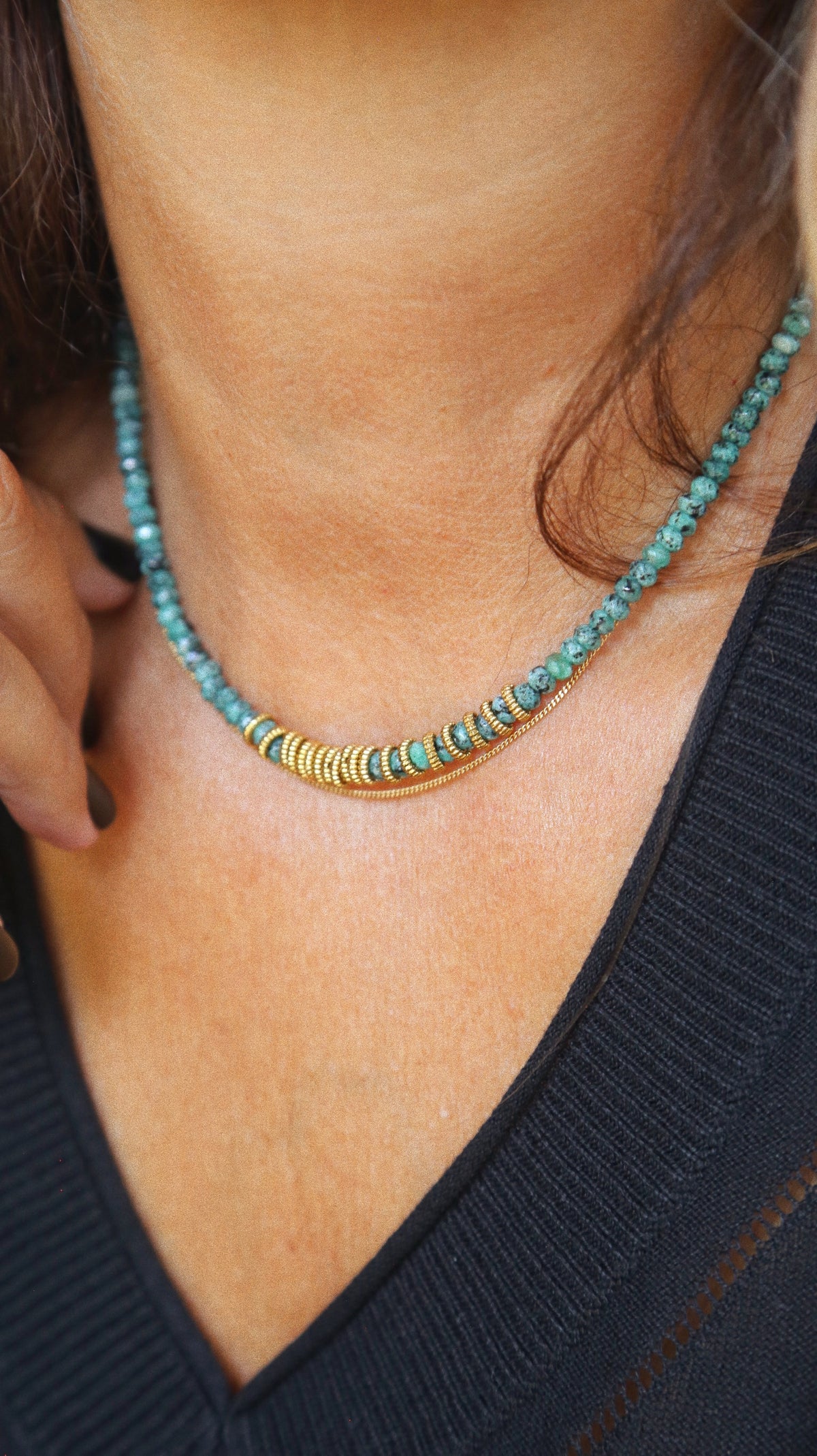 Collier “L’Apaisée”  version vintage