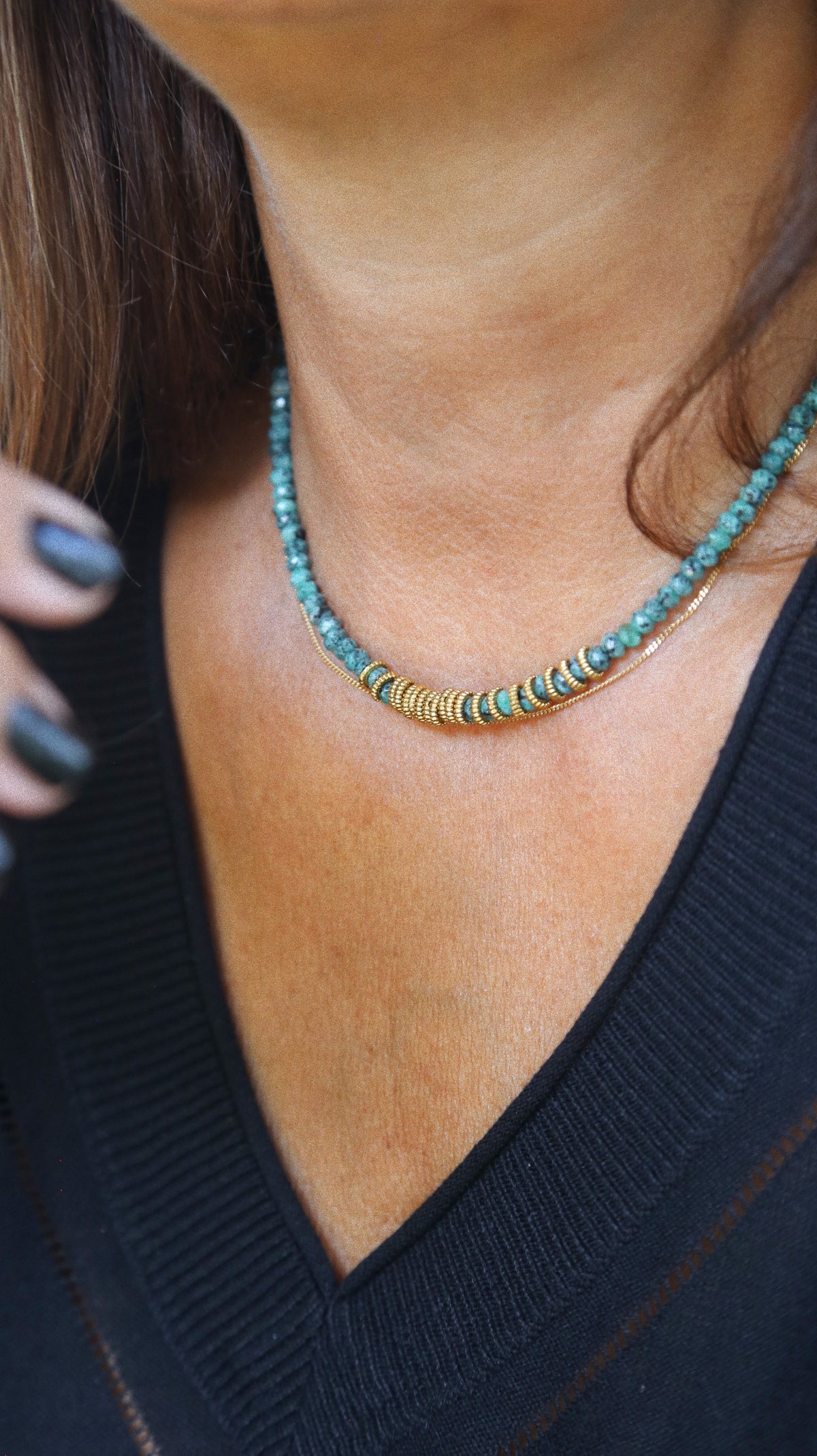 Collier “L’Apaisée”  version vintage
