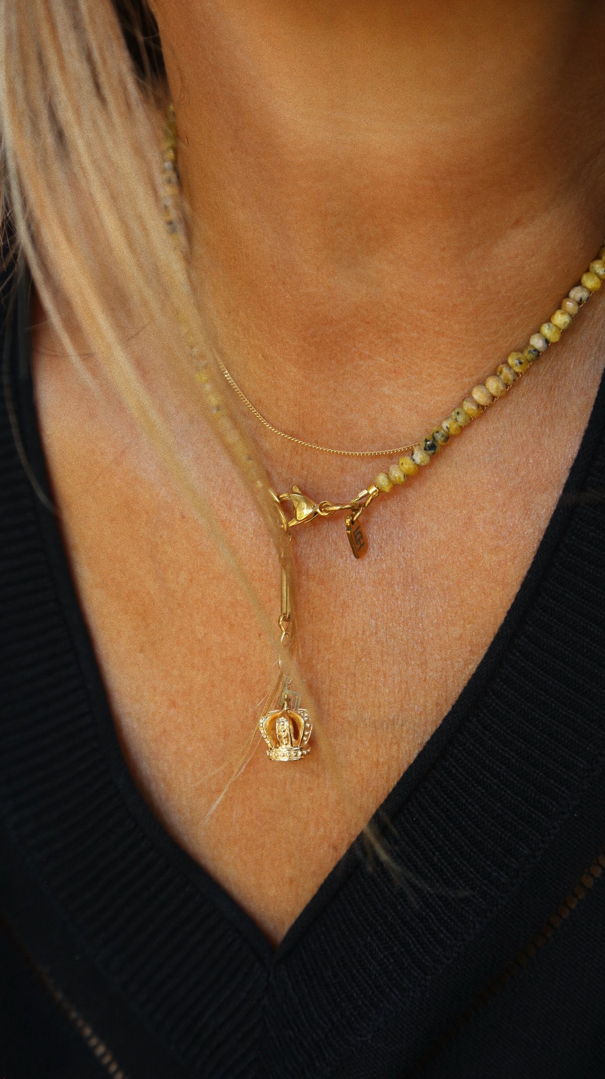 Collier “L’Équilibrée” version vintage