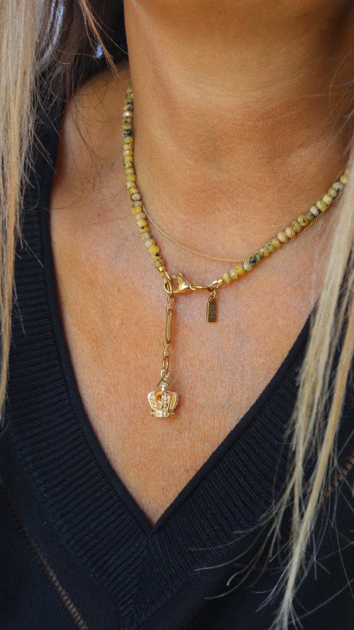 Collier “L’Équilibrée” version vintage