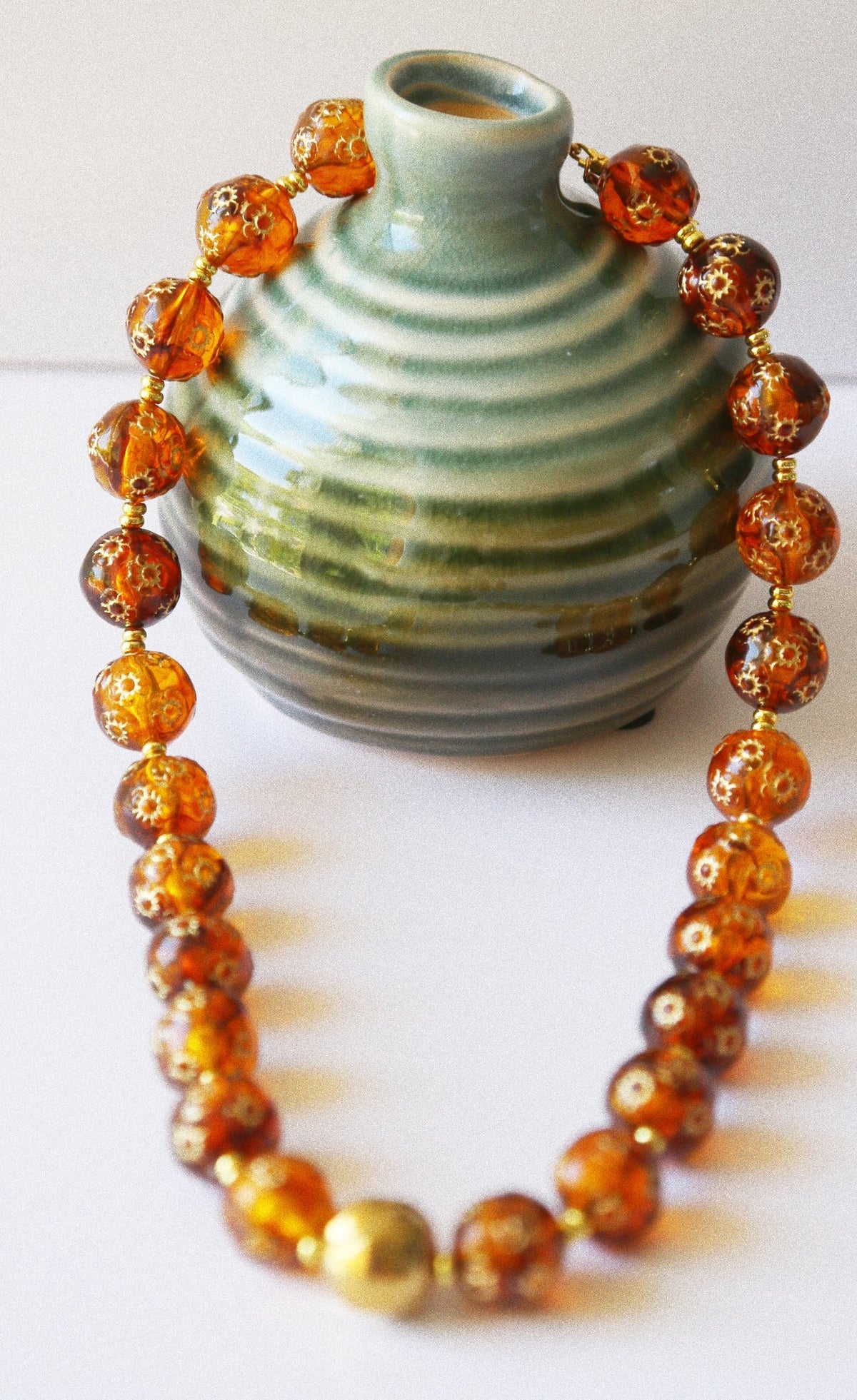 Collier “L'ambrée”