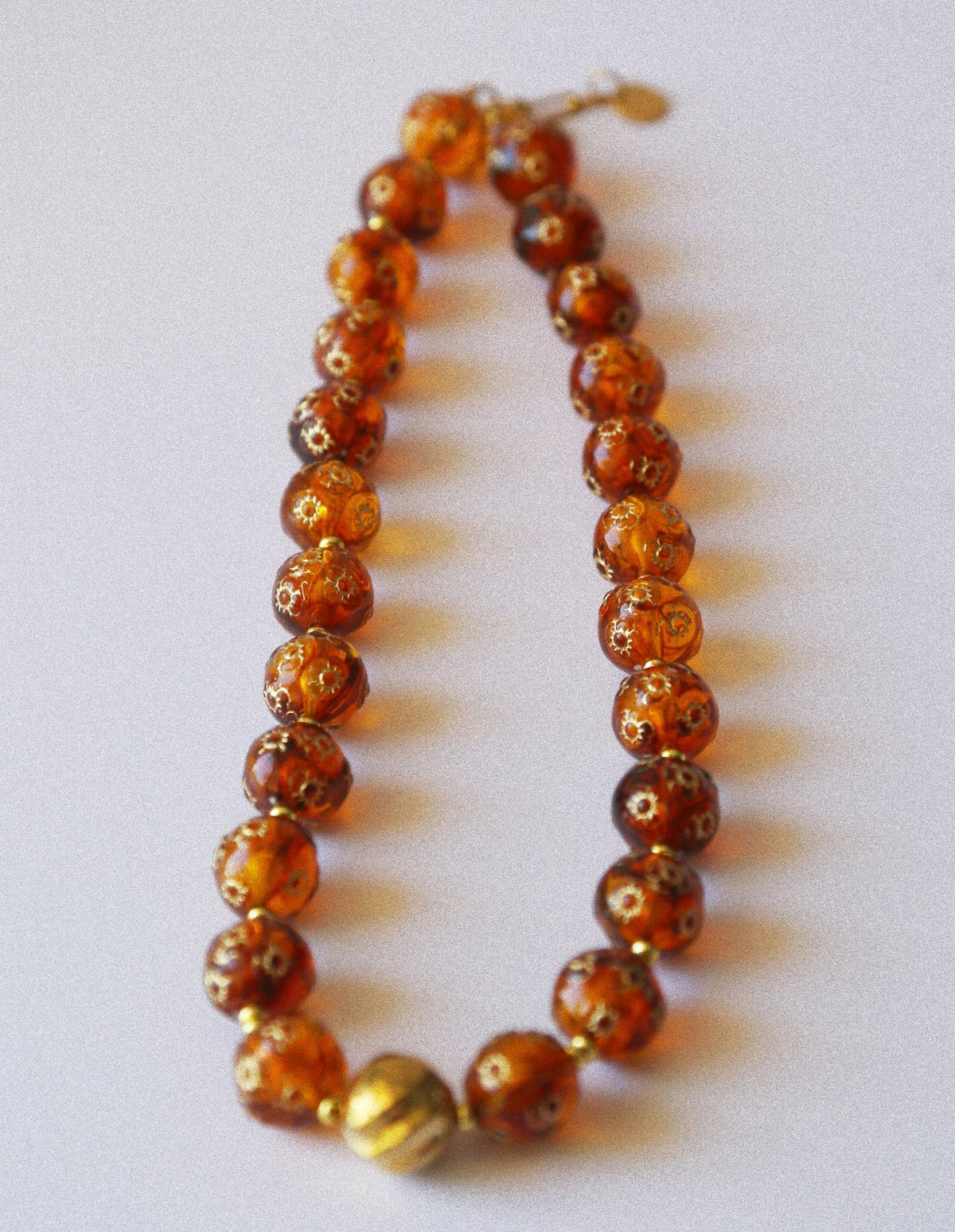 Collier “L'ambrée”