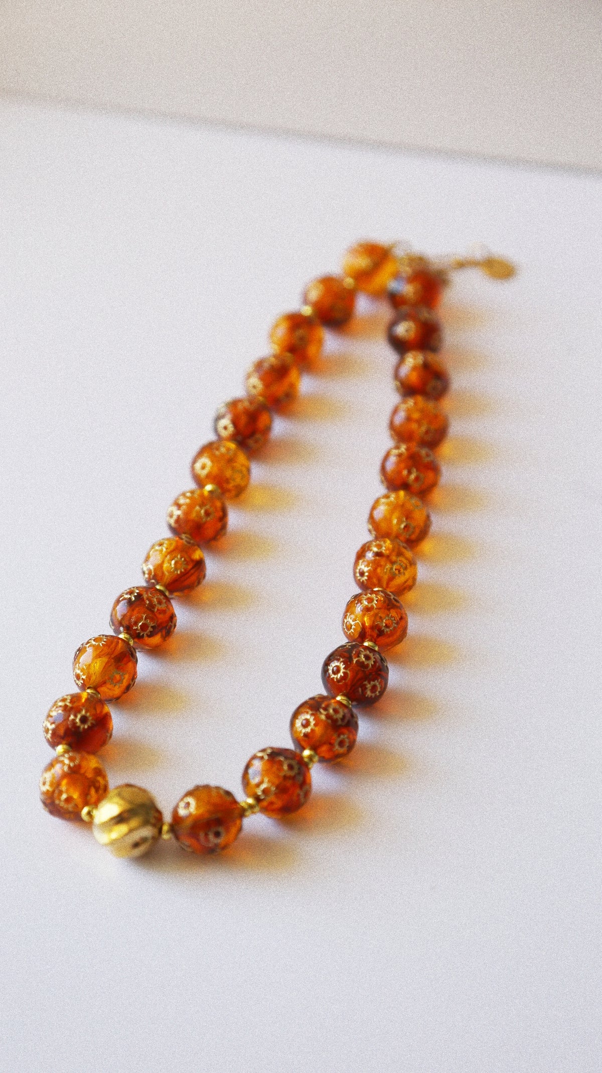 Collier “L'ambrée”