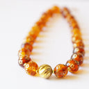 Collier “L'ambrée”