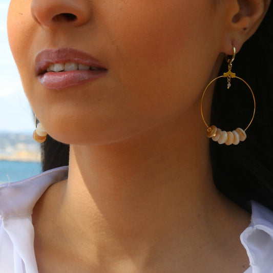 Boucle d'oreille Zinnia
