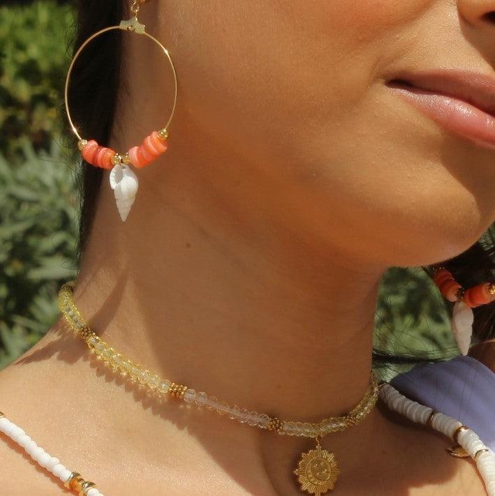 Boucles d'oreille Créoles Coco