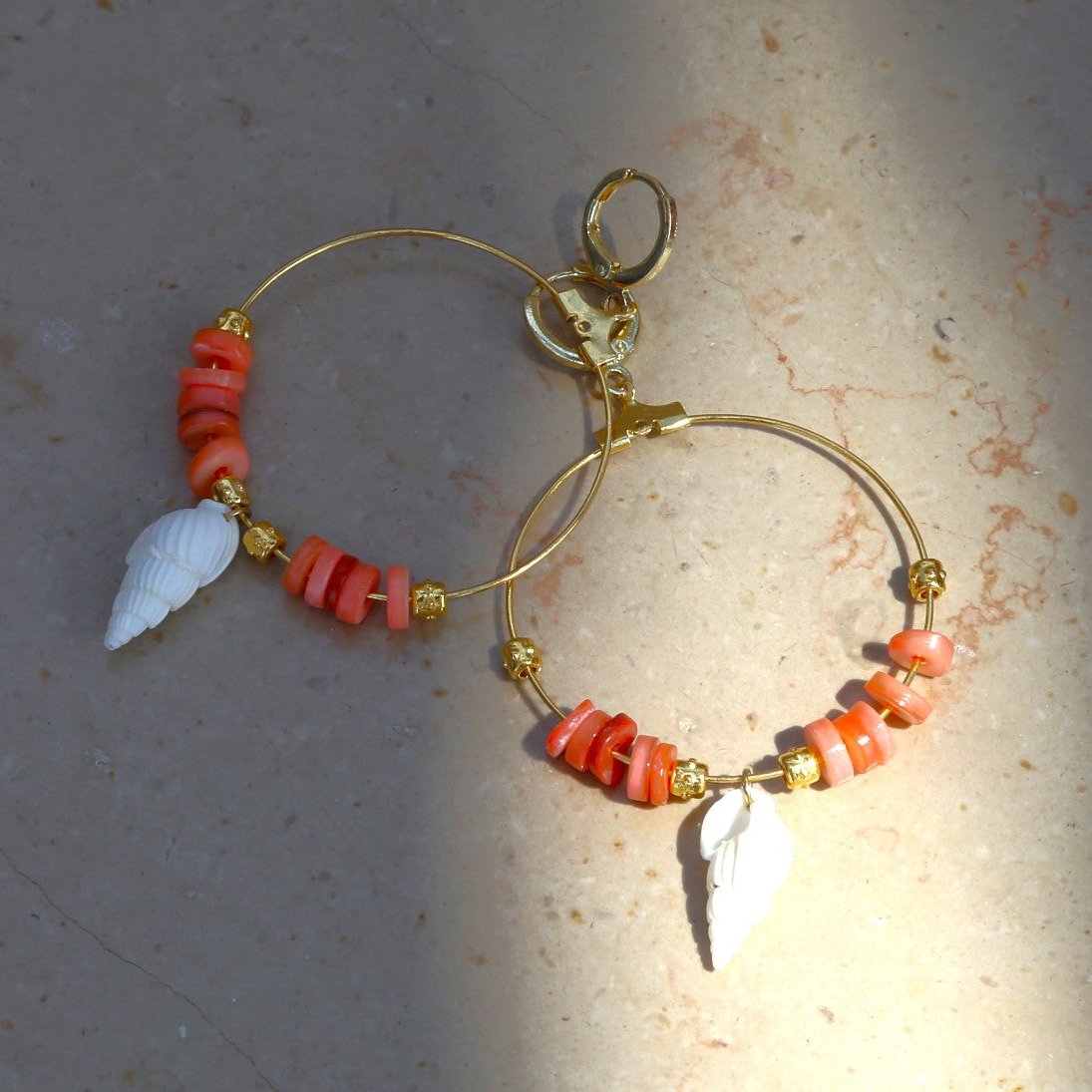 Boucles d'oreille Créoles Coco