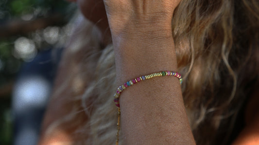 Bracelet Henriette 2-7 – Tourmaline & Chiffre 777