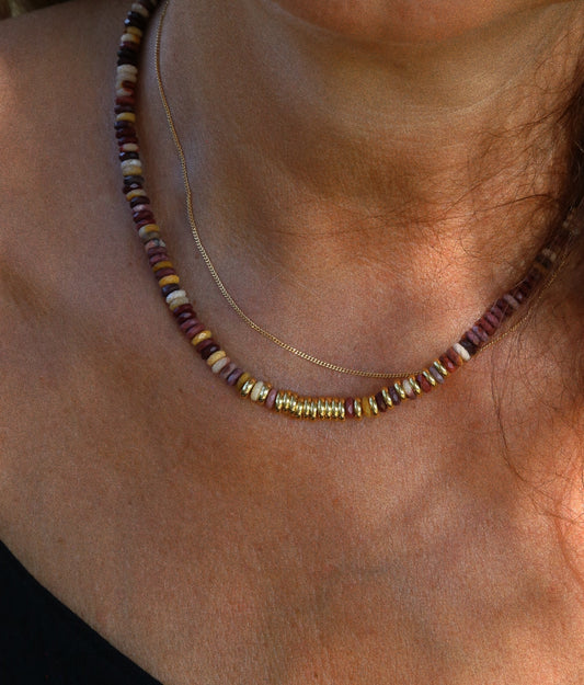 Collier Henriette 2-7 Queen – Mookaite