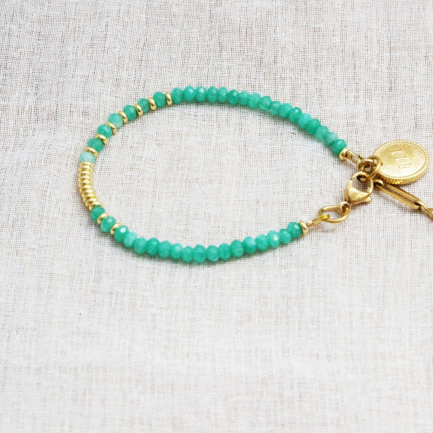 Bracelet Henriette 2-7 – Chrysoprase & Chiffre 111