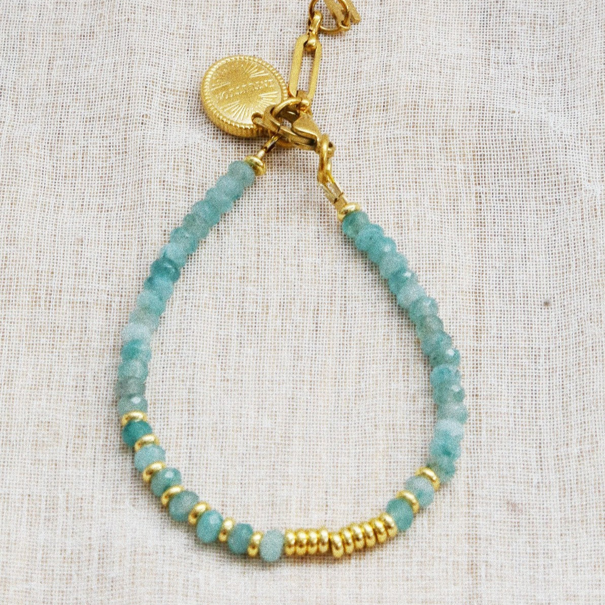 Bracelet Henriette 2-7 – Amazonite & Chiffre 111