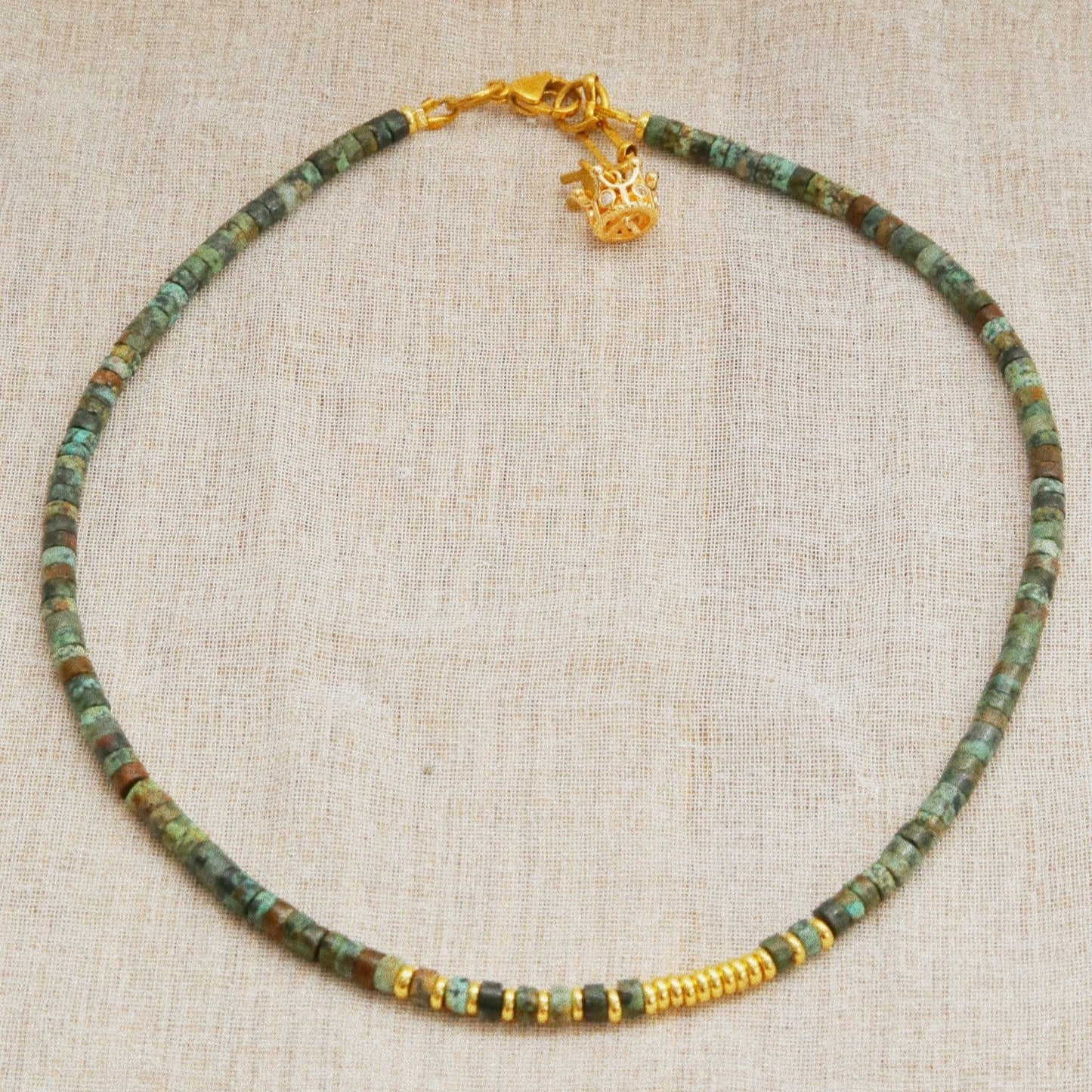 Collier Henriette 2-7 Queen – Agate Indienne