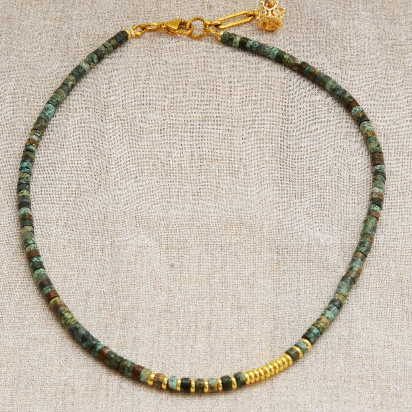 Collier Henriette 2-7 Queen – Agate Indienne