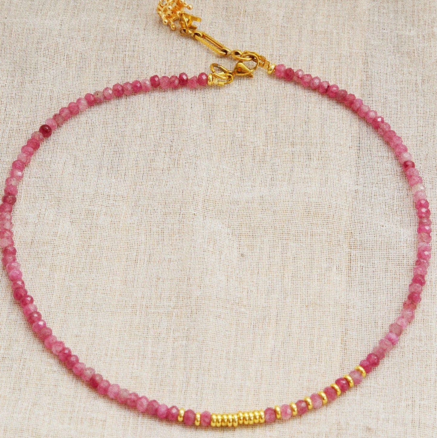 Collier Henriette 2-7 Queen – Quartz Rose
