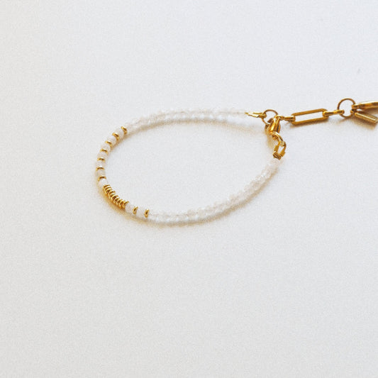 Bracelet Baby H – Quartz Blanc