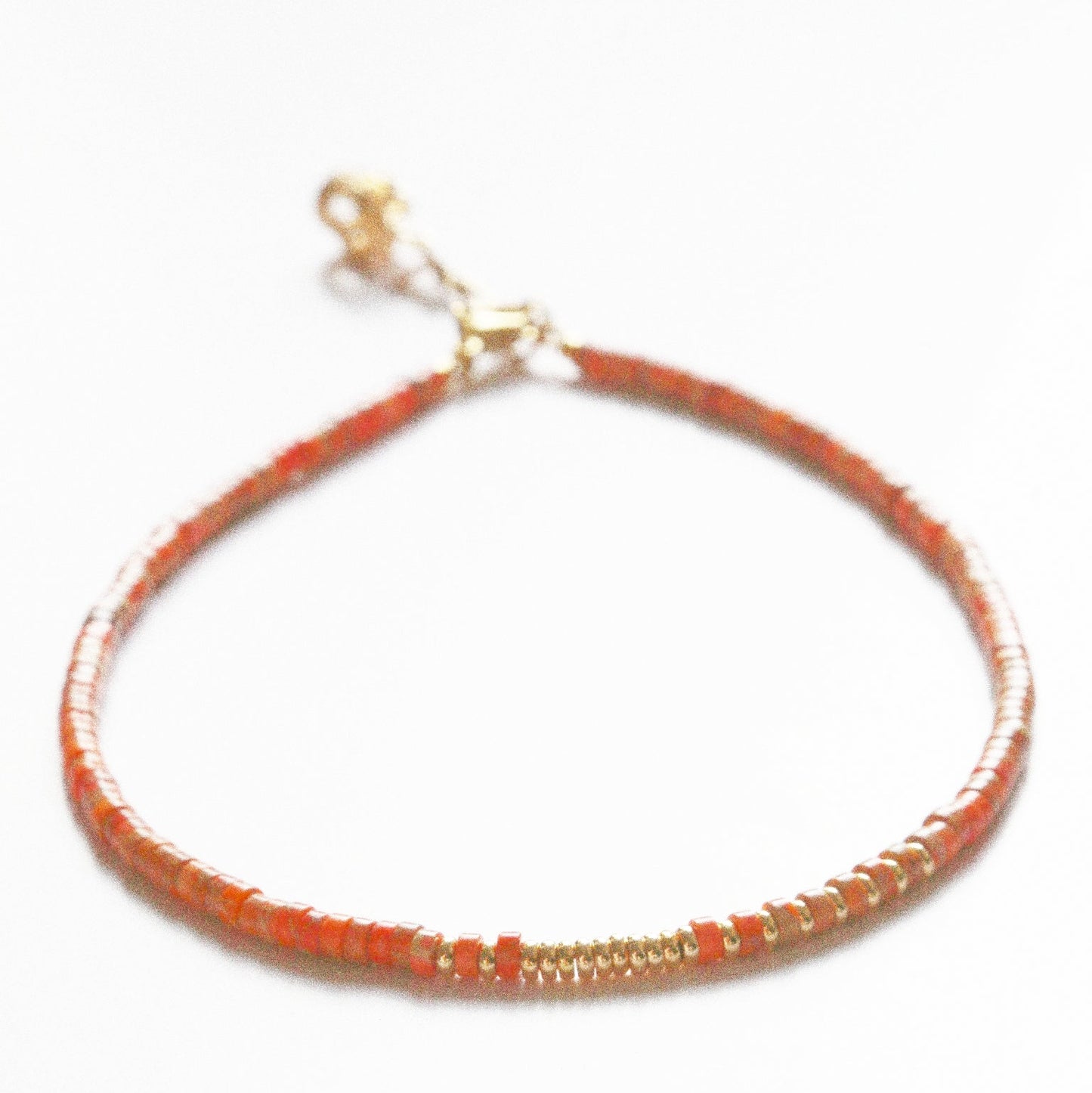 Collier Henriette 2-7 Queen – Jaspe Rouge