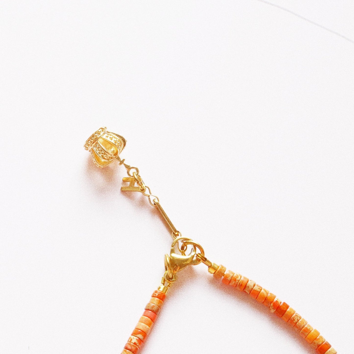 Collier Henriette 2-7 Queen – Jaspe Rouge