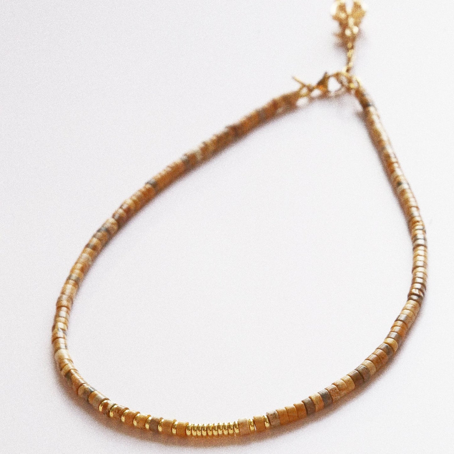 Collier Henriette 2-7 Queen – Jaspe Jaune