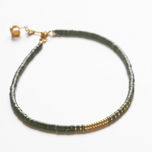 Collier Henriette 2-7 Queen – Coquillage Anthracite