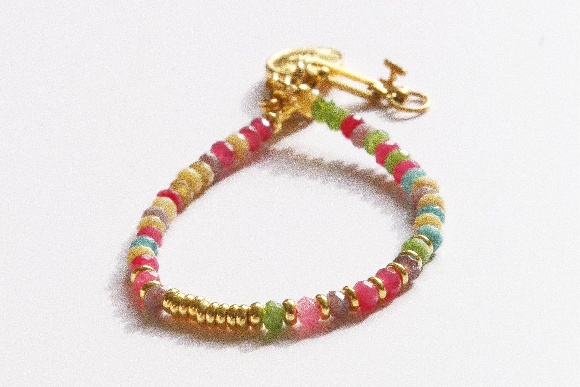 Bracelet Henriette 2-7 – Tourmaline & Chiffre 777