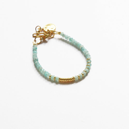 Bracelet Henriette 2-7 – Amazonite & Chiffre 111