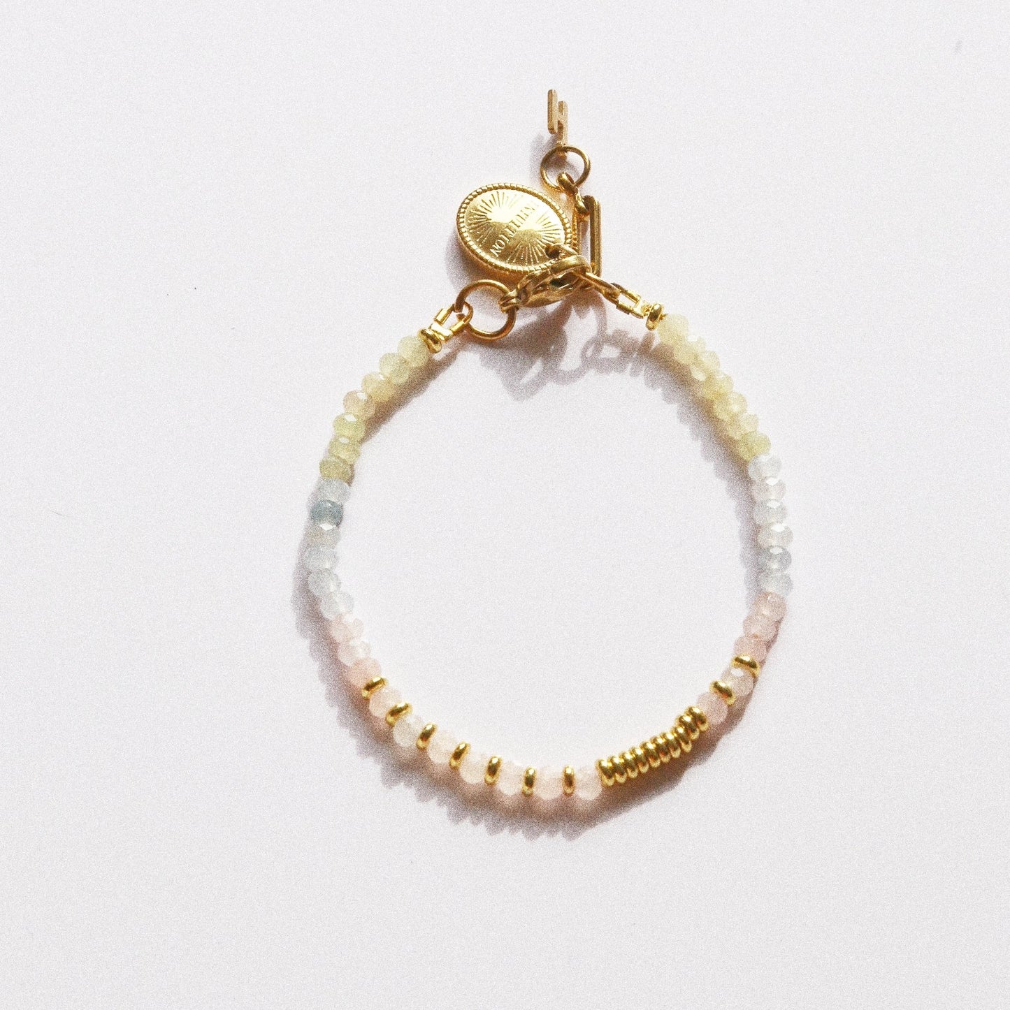 Bracelet Henriette 2-7 – Morganite & Chiffre 111