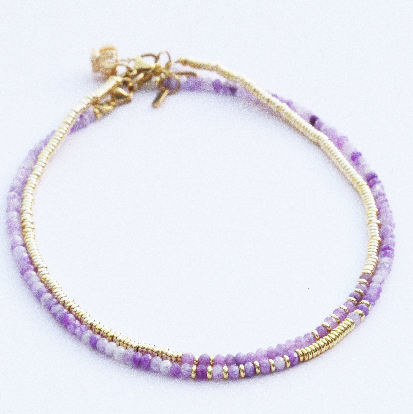 Collier Henriette 2-7 Or – Violet Doux