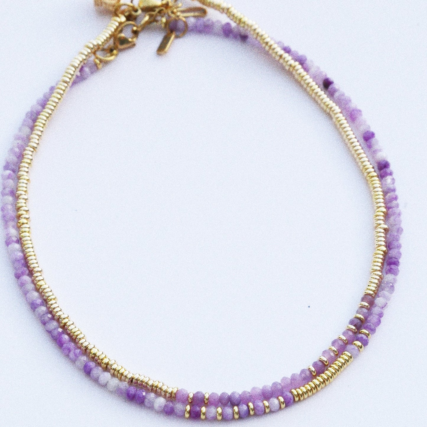 Collier Henriette 2-7 Or – Violet Doux